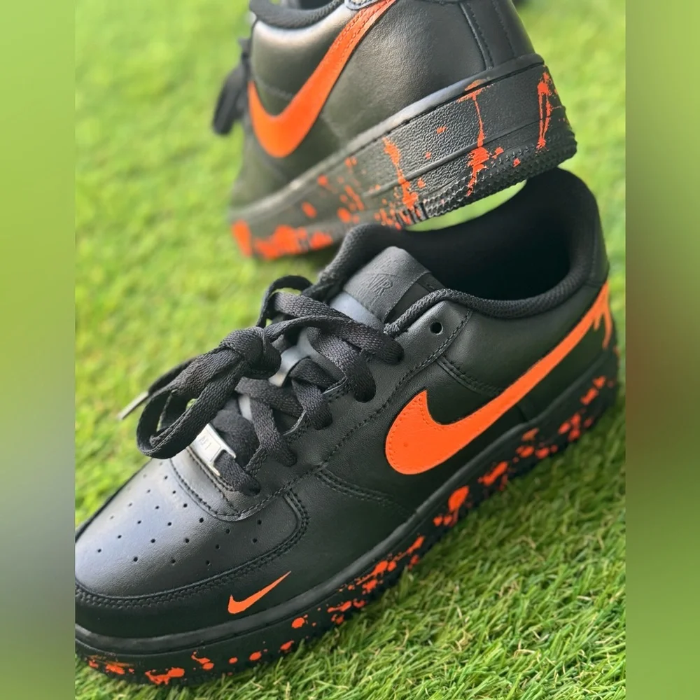 Custom Tennessee Vols Nike Air Force 1 W Sz 8/ Y6.5 - Picture 6 of 8
